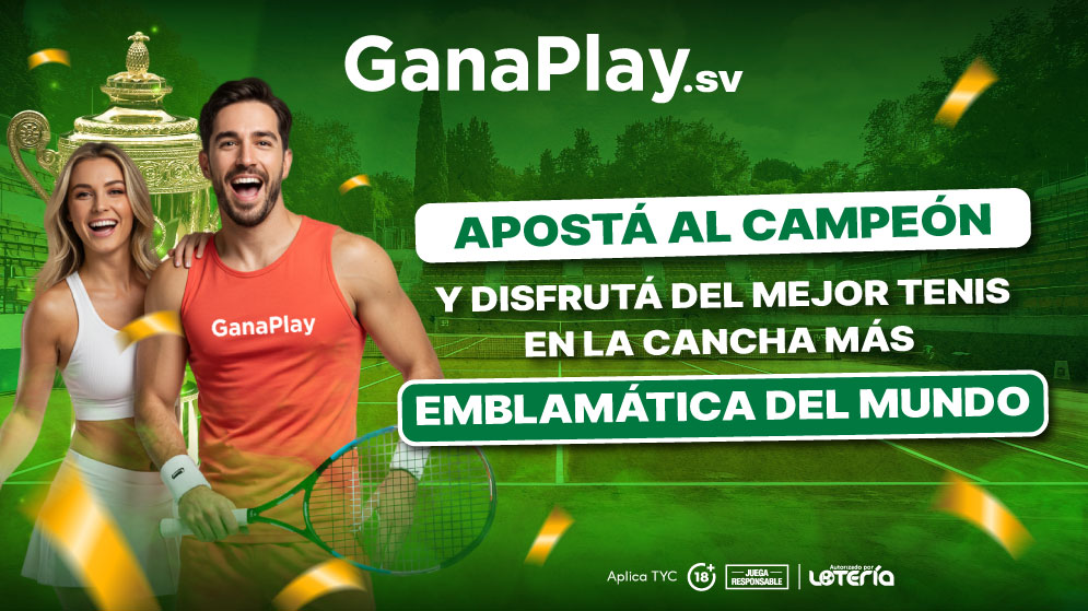 Apuestas Deportivas en Ganaplay El Salvador de la Final de Wimbledon, con las mejores cuotas y mercados del país. ¡Pronóstica ya!