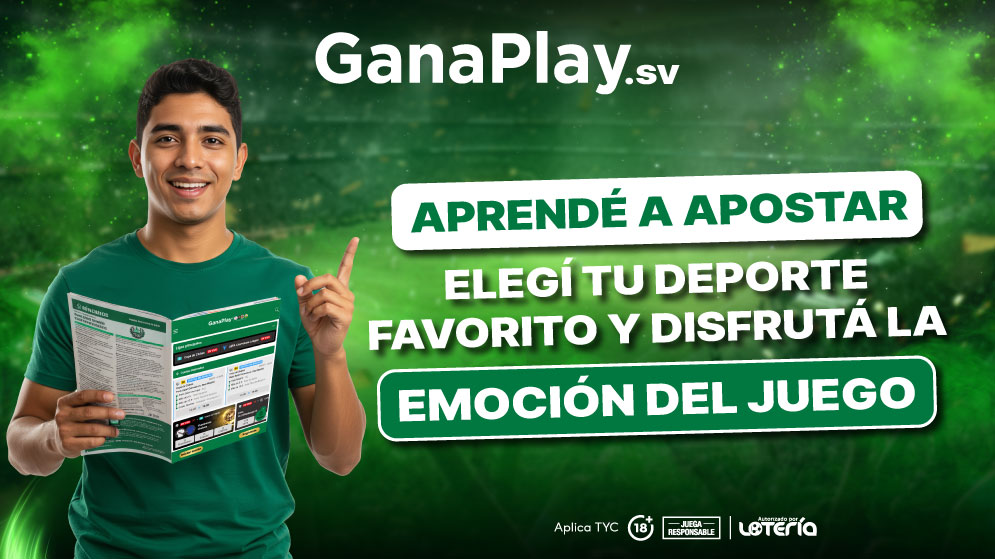 Apuestas deportivas en El Salvador en Ganaplay: con los mejores mercados, cuotas y pronósticos. ¡Apuesta ya!
