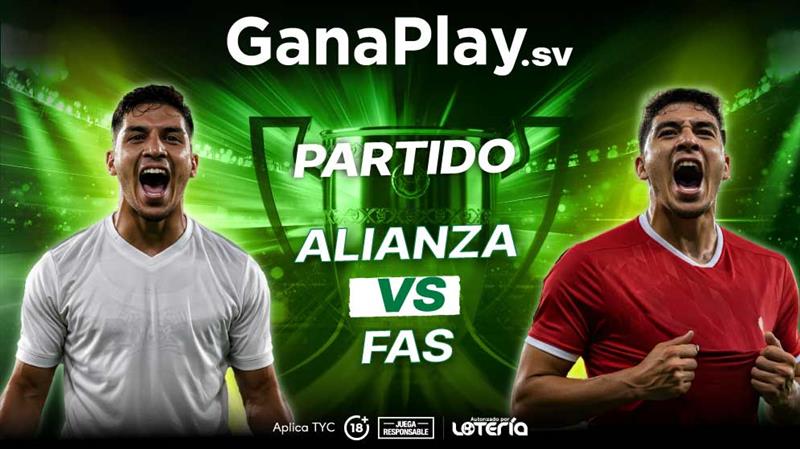 Apuestas del partido Alianza vs FAS en GanaPlay con las mejores cuotas y mercados de El Salvador. ¡Apuesta ya!