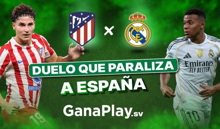 Real vs Atlético Madrid en LaLiga con apuestas deportivas en El Salvador