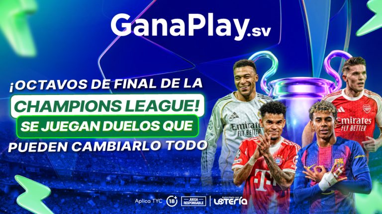 Octavos de final Champions League 2026 partidos y pronósticos apuestas deportivas El Salvador GanaPlay