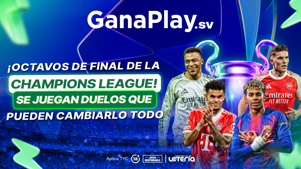 Octavos de final Champions League 2026 partidos y pronósticos apuestas deportivas El Salvador GanaPlay