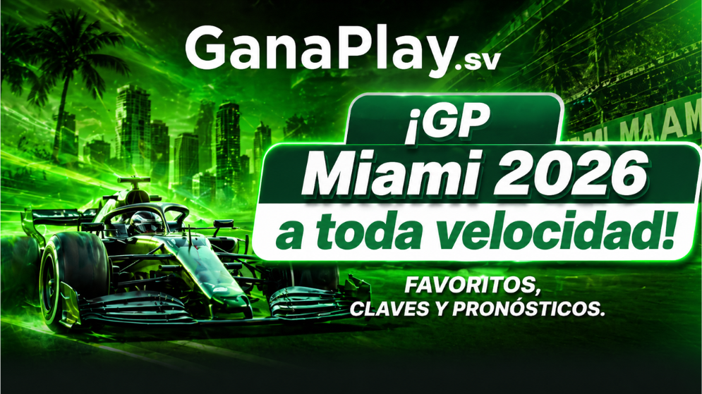 Prepárate para el Miami Grand Prix 2026. Analizamos el campeonato de pilotos F1 y te damos los mejores tips de apuestas deportivas en El Salvador.