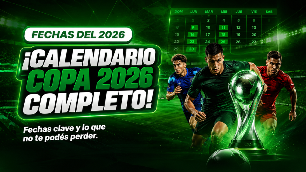 Calendario copa 2026: fechas clave y partidos imperdibles