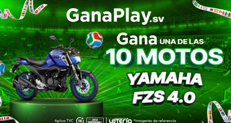 Sorteo copa 2026: Gana tu moto Yamaha- GanaPlay El Salvador
