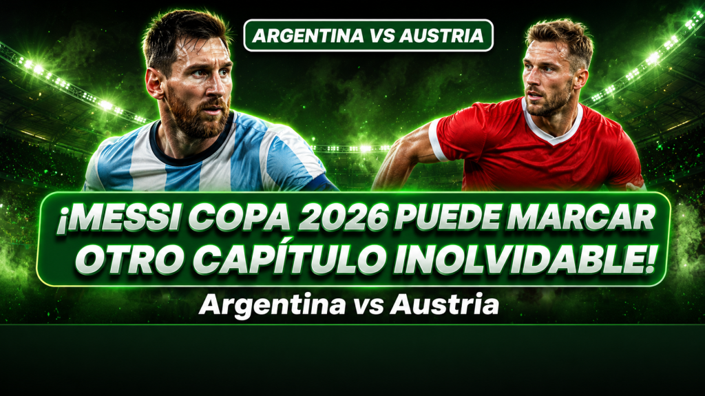 Lionel Messi con Argentina previo al partido Argentina vs Austria por la Copa 2026.