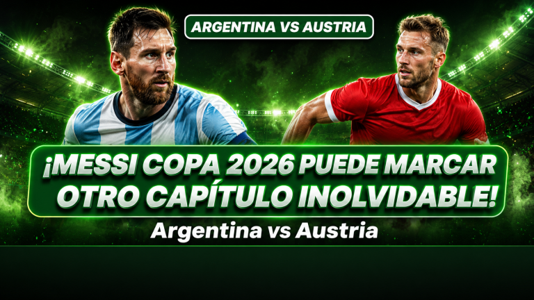 Lionel Messi con Argentina previo al partido Argentina vs Austria por la Copa 2026.