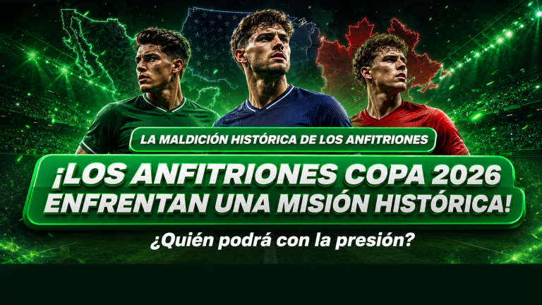Anfitriones Copa 2026 con México, Estados Unidos y Canadá bajo la presión histórica de jugar en casa.
