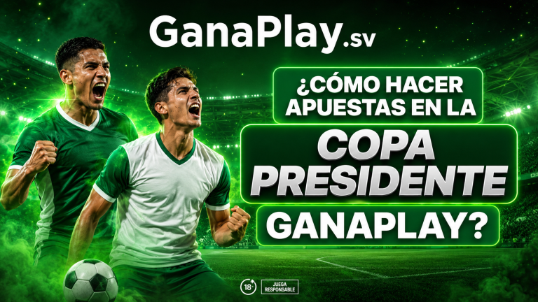 Apuestas Copa GanaPlay en El Salvador con partidos de la Copa Presidente, mercados de fútbol y opciones disponibles en la plataforma.